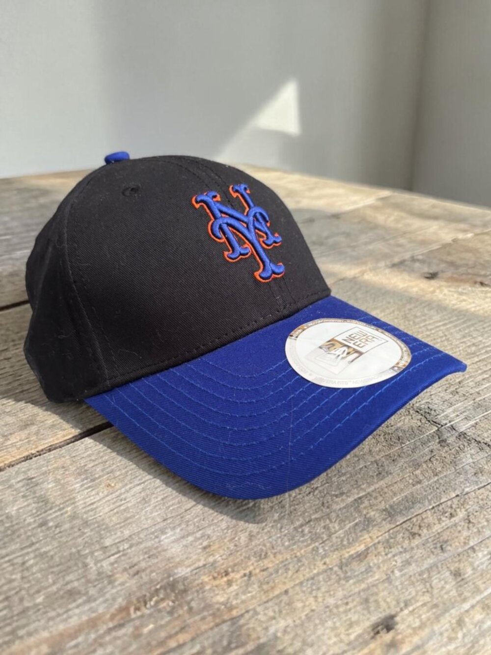 New Era MLB New York Mets Adjustable Snapback Hat Black & Blue Cotton new